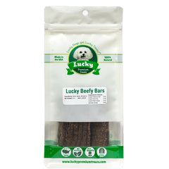 Lucky Beef Bars- Beef, Apple, & Blueberry, Bag 