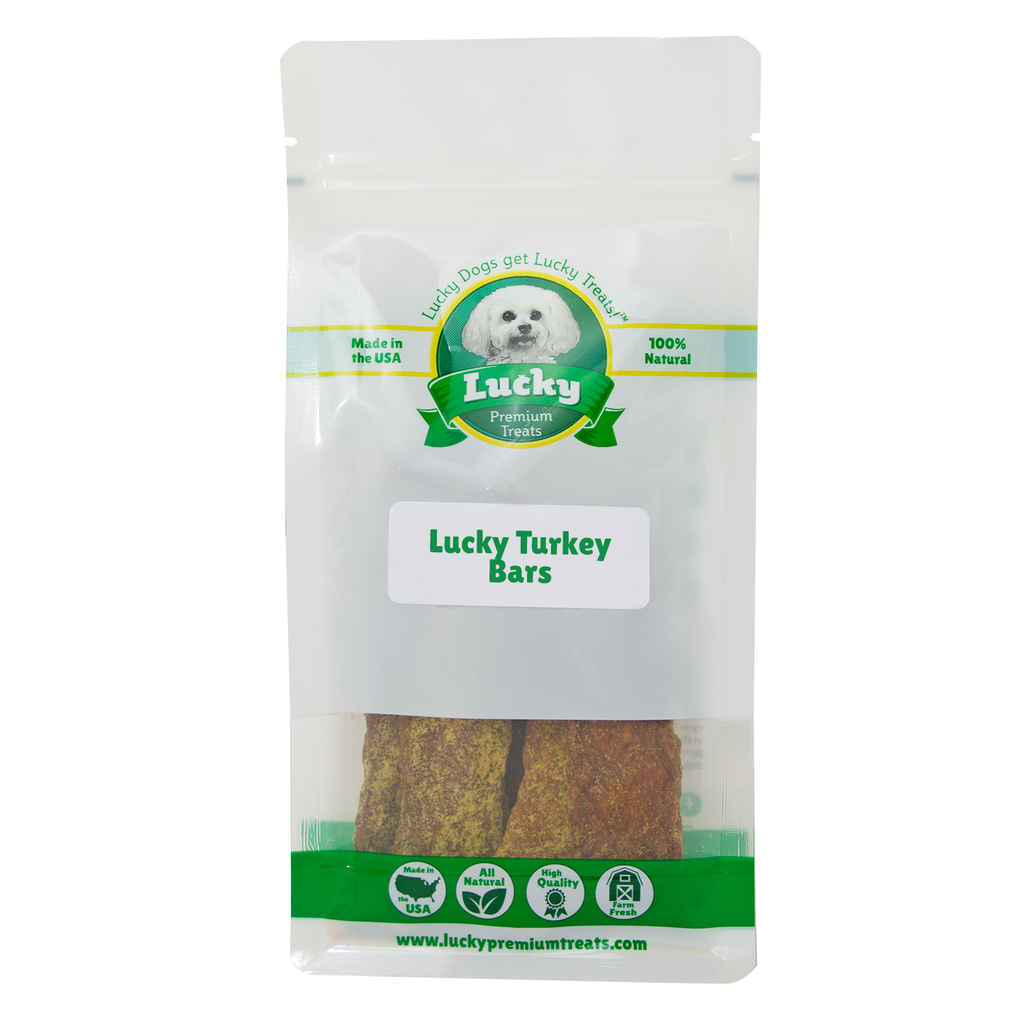 Lucky Bars: Turkey, Pumpkin, & Cranberry- Lucky Premium Treats 
