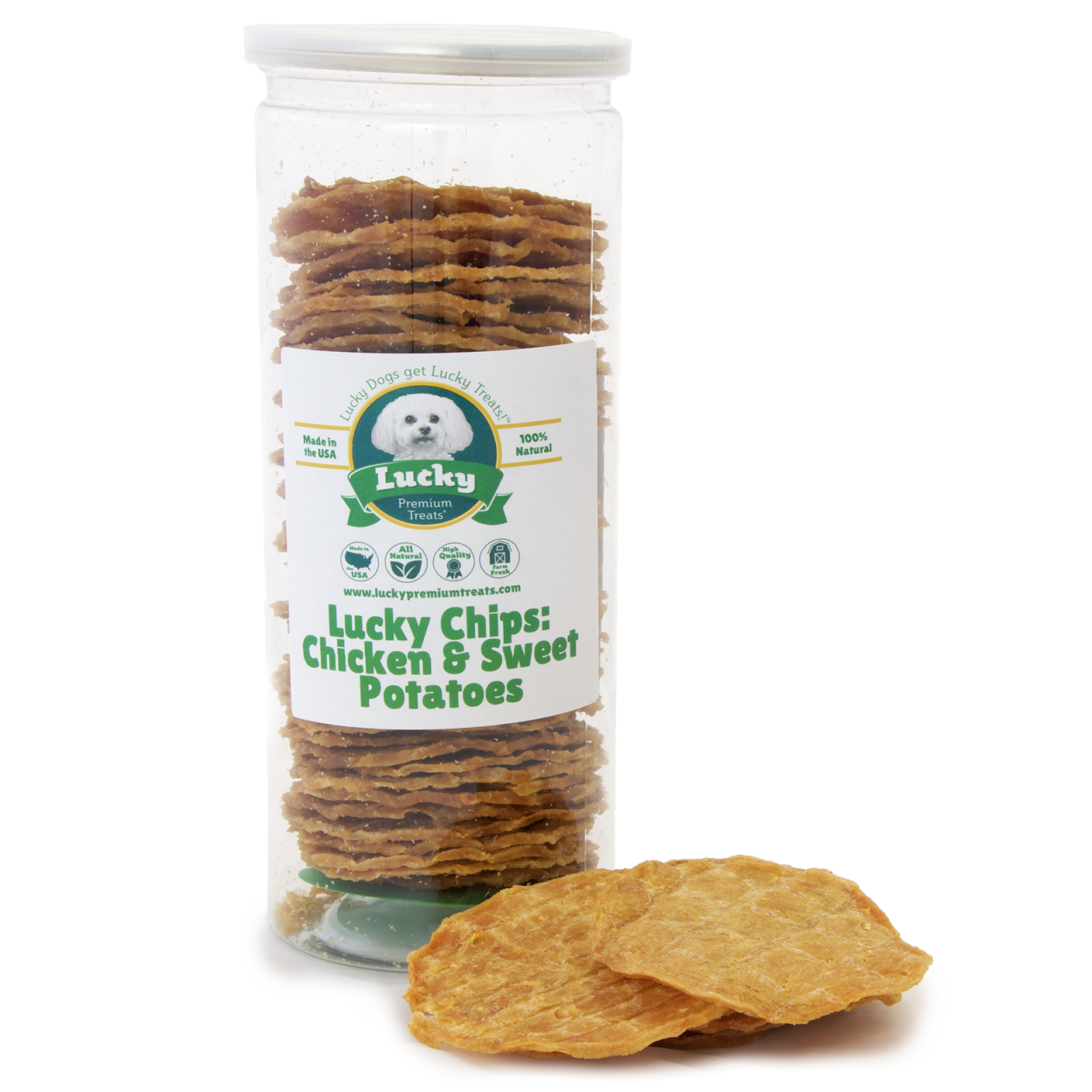 LC Chicken + Sweet Potato- Lucky Premium Treats 