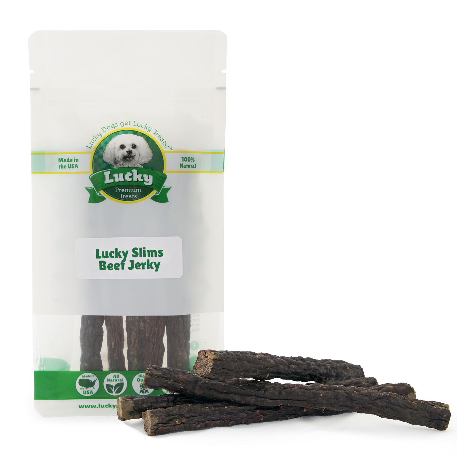 Lucky Slims Beef- Lucky Premium Treats