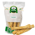 Peanut Butter Basted Beefhide: Bull Sticks - Lucky Premium Treats
