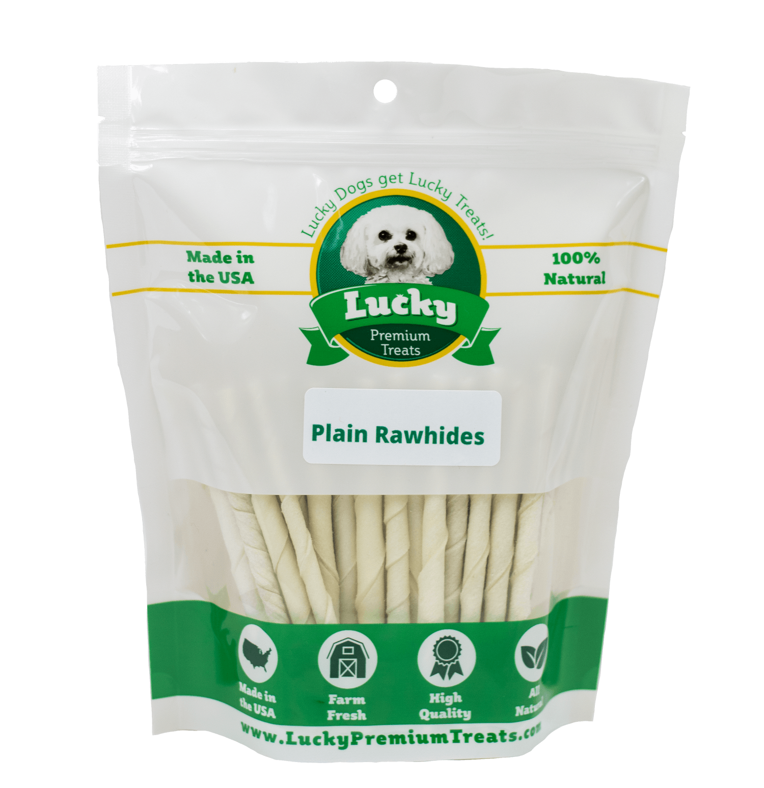 Plain Beefhide Regular Lucky Premium Treats