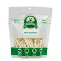 Lucky Premium Treats Plain Rawhide Dog Treats for Toy Size and Lap Dogs, Bag