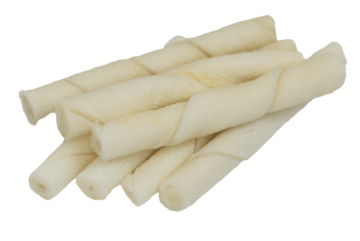 Lucky Premium Treats Plain Rawhide Dog Treats for Toy Size and Lap Dogs