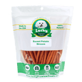 Lucky Premium Treats Sweet Potato Straws Dog Treats, Bag