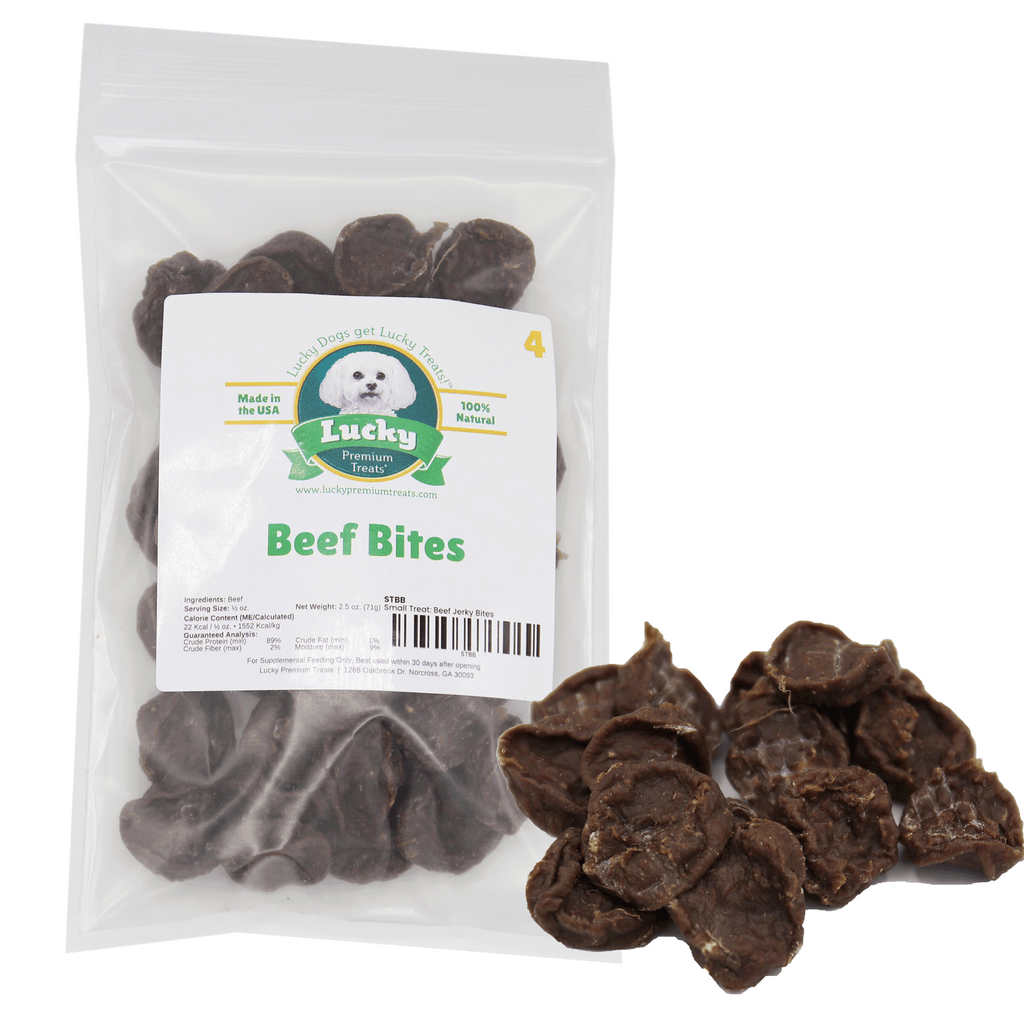 Beef Jerky Bites- Lucky Premium Treats