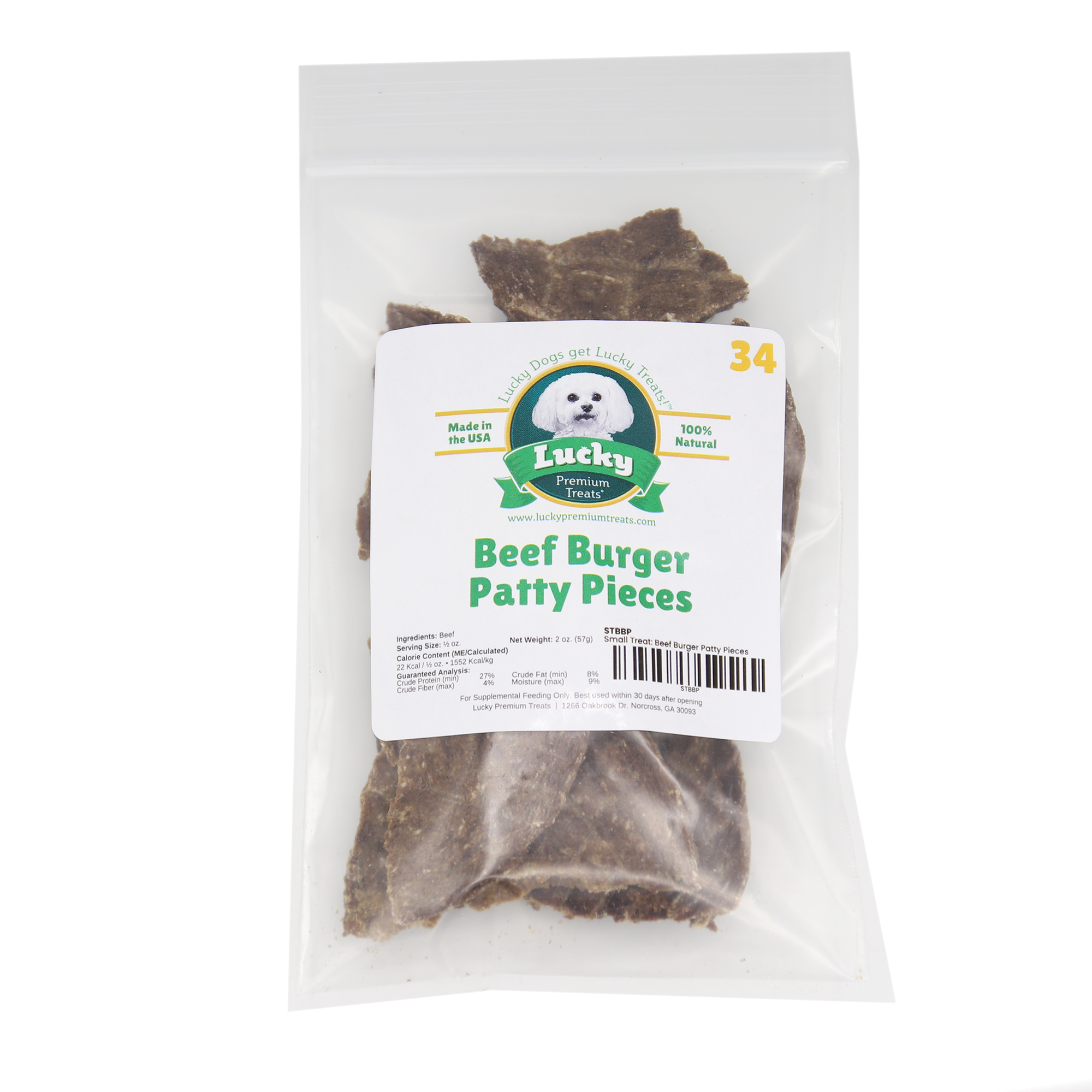 Small Treat: Beef Burger Patty Pieces