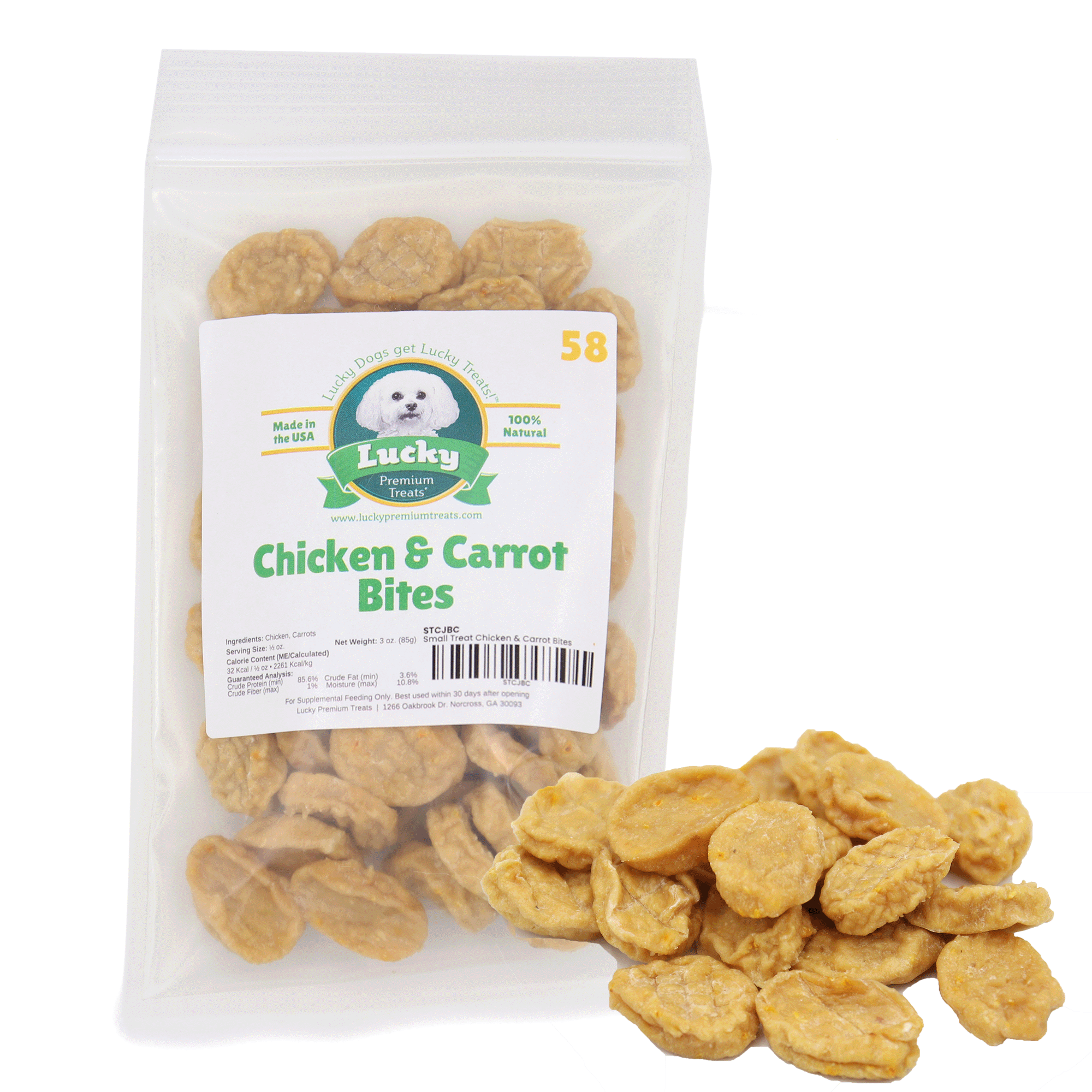 Small Treat: Chicken & Carrot Bites