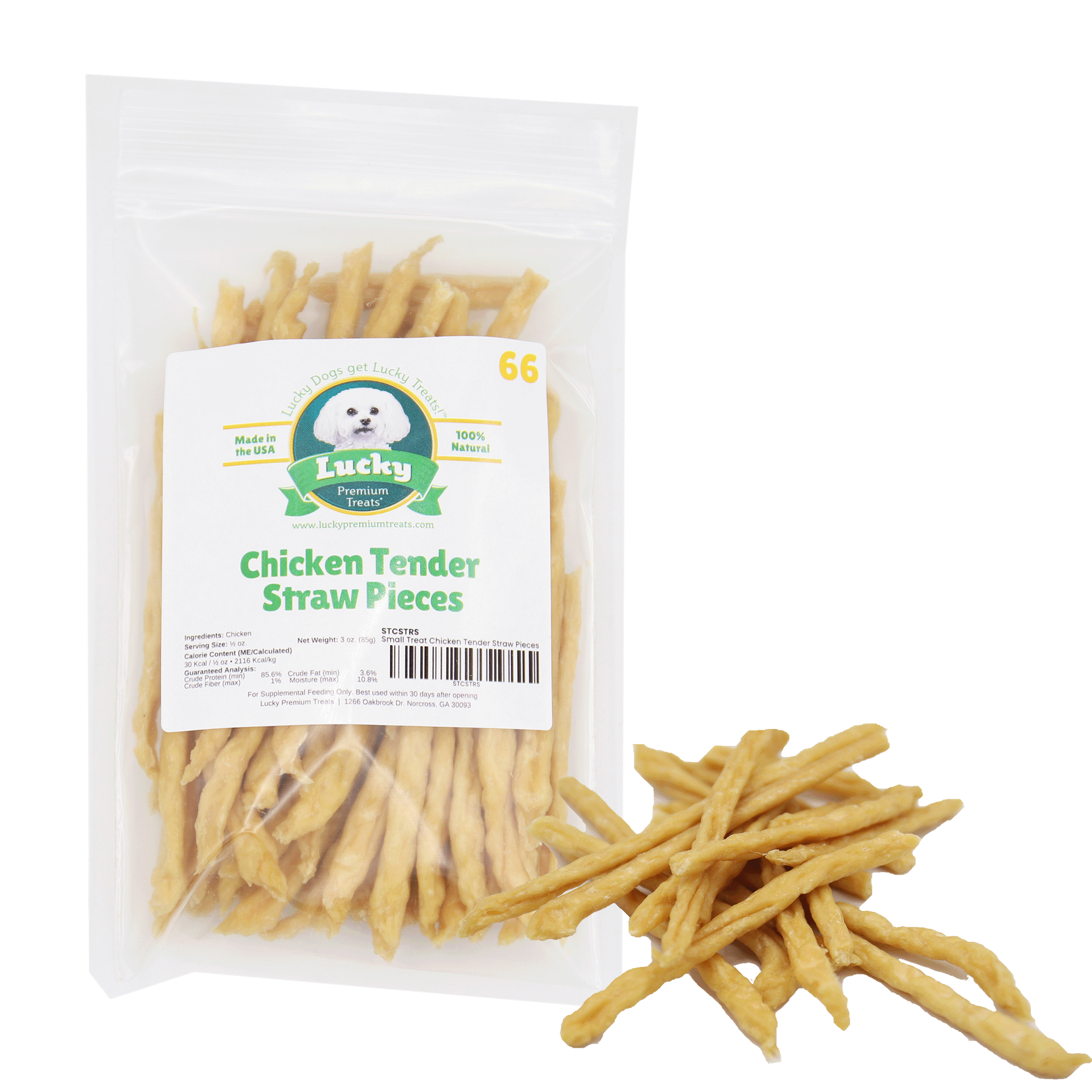 Small Treat: Chicken Tender Straw Pieces