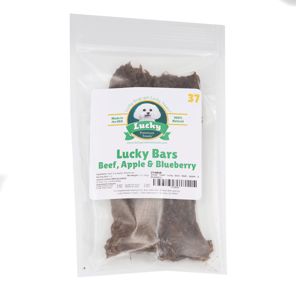 Small Treat: Lucky Bars Beef, Apple & Blueberry