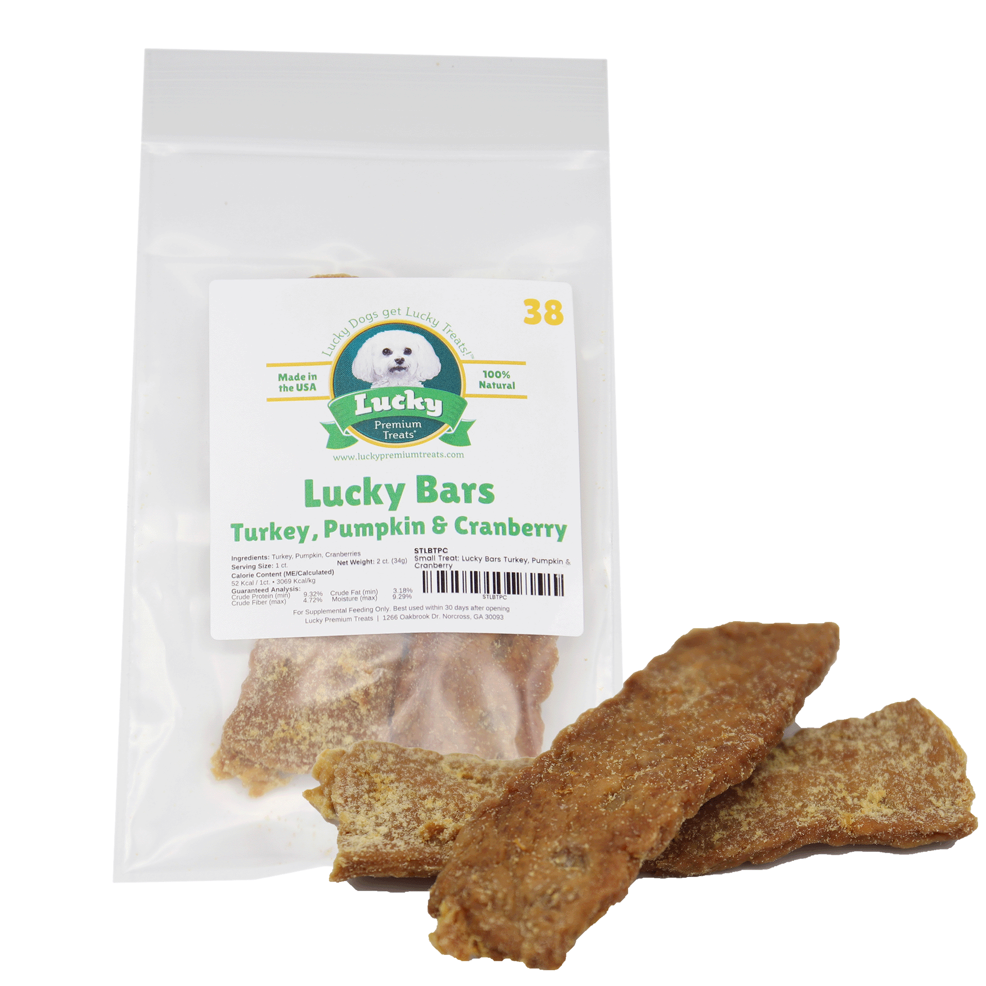 Small Treat: Lucky Bars Turkey, Pumpkin & Cranberry