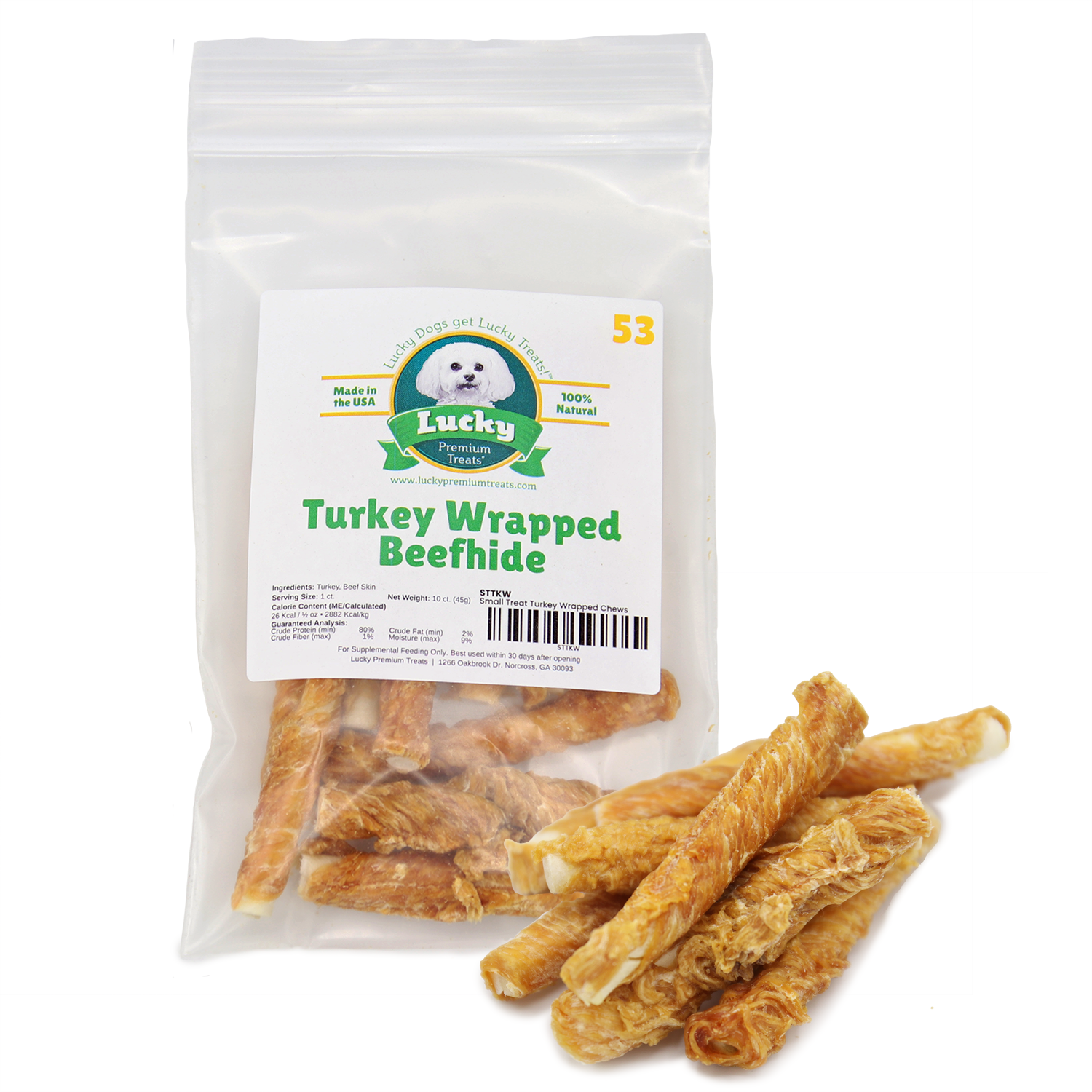 Small Treat: Turkey Wrapped Beefhide