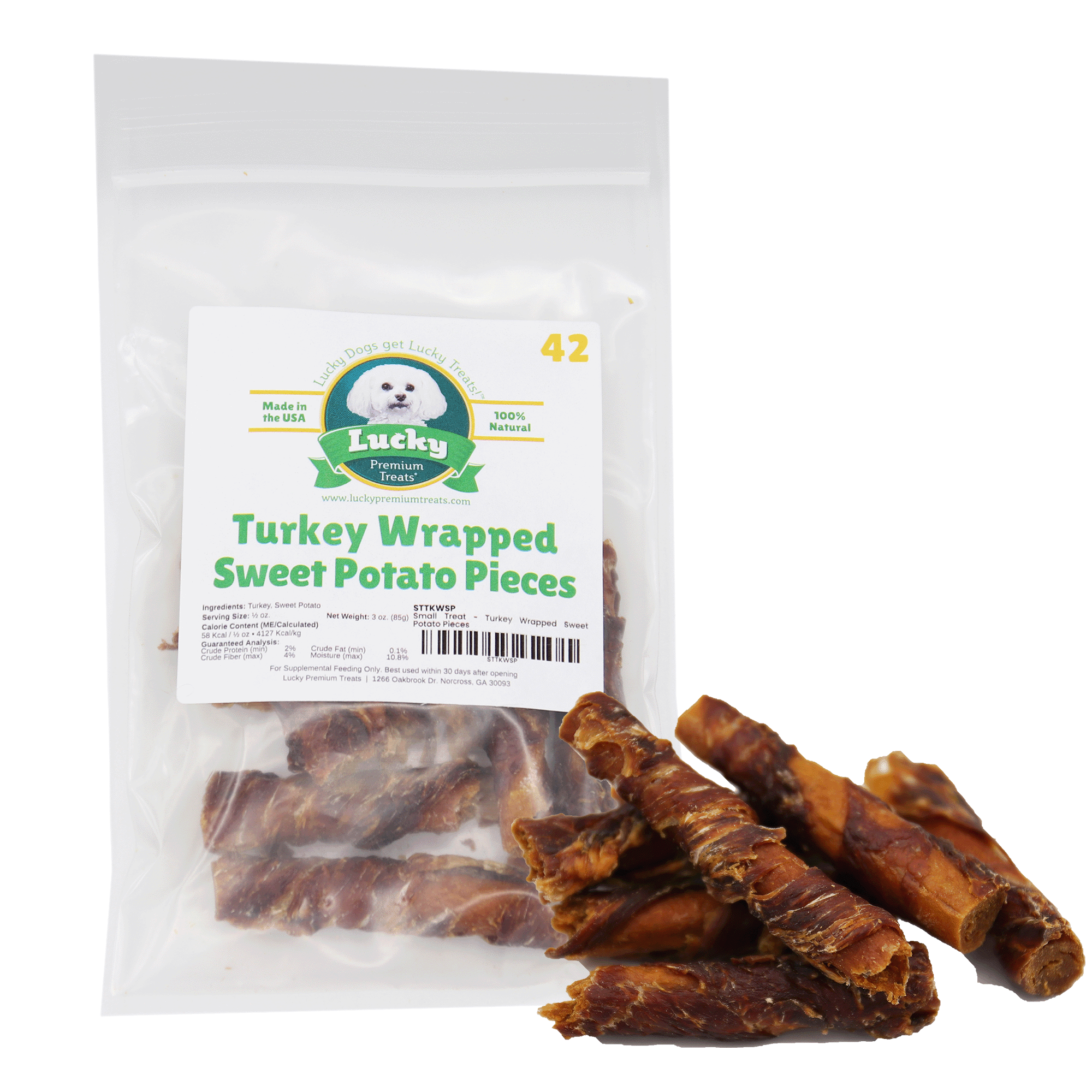 Small Treat: Turkey Wrapped Sweet Potato Pieces