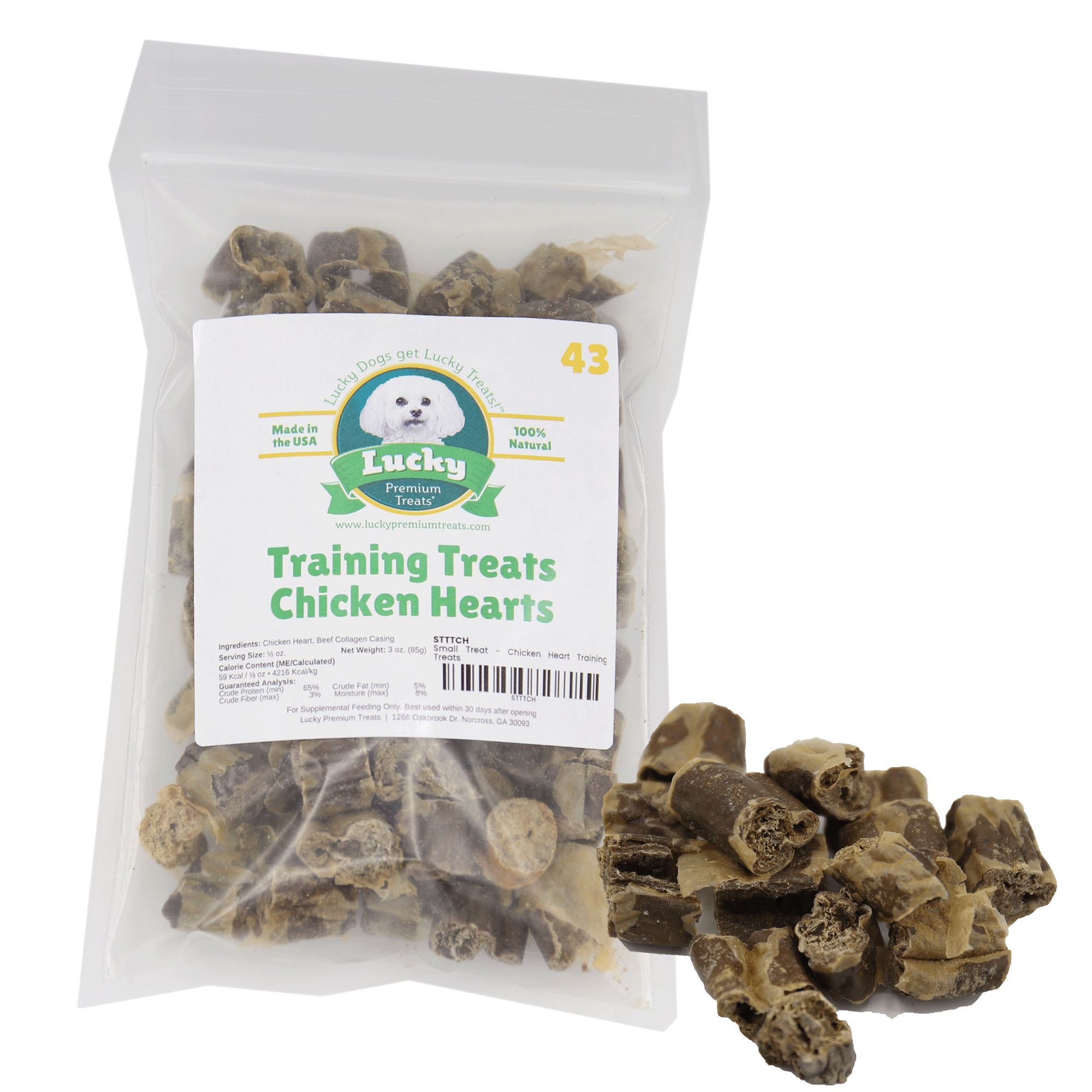 Small Treat: Training Treats Chicken Hearts