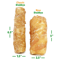 Chicken Wrapped Rawhide Dog Treats Stubby's for Medium/Large Dogs - Lucky Premium Treats