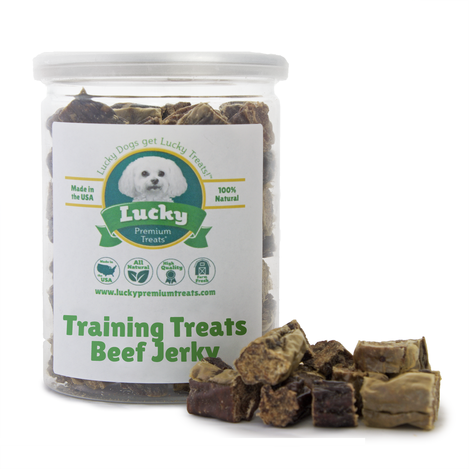 Training Treats: Beef- Lucky Premium Treats 