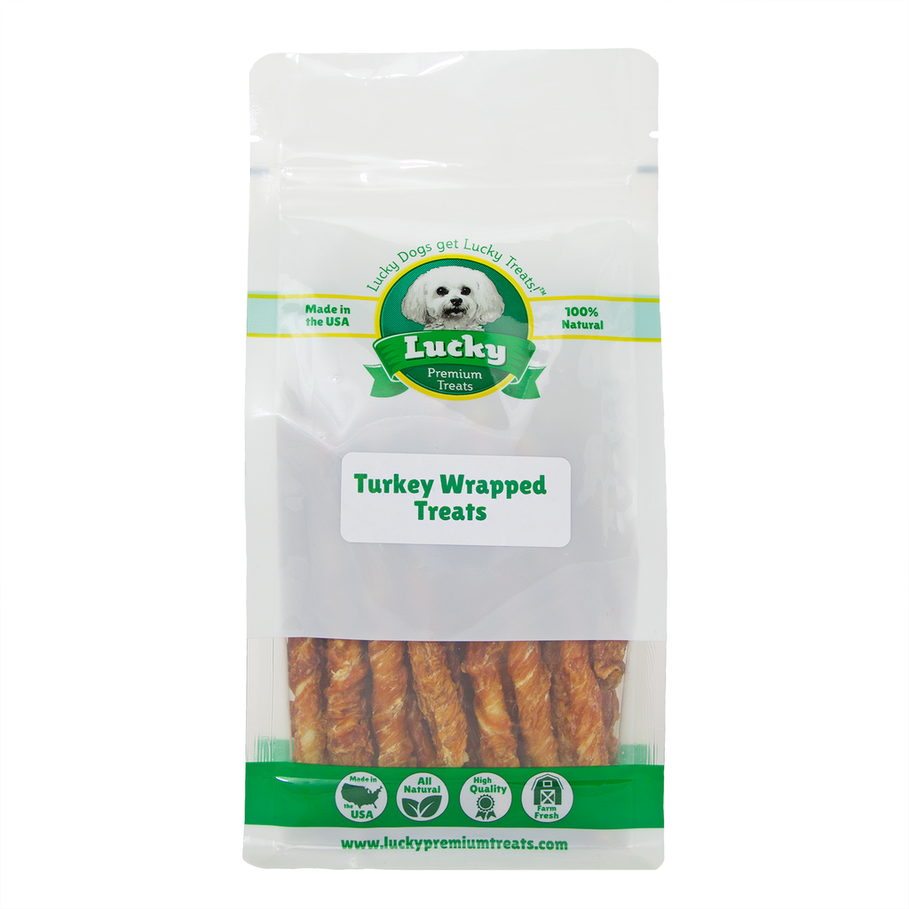 Turkey Wrapped Beefhide (Regular) - Lucky Premium Treats