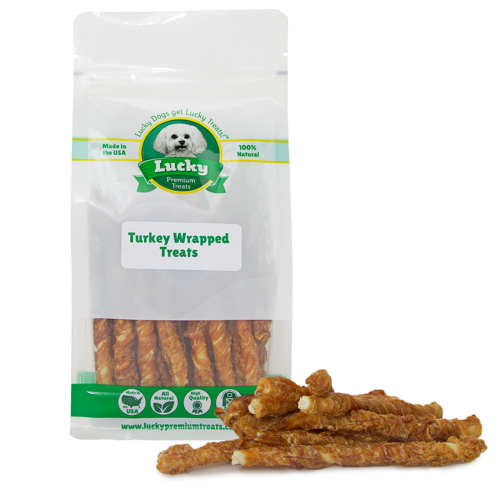 Turkey Wrapped Beefhide (Regular) - Lucky Premium Treats