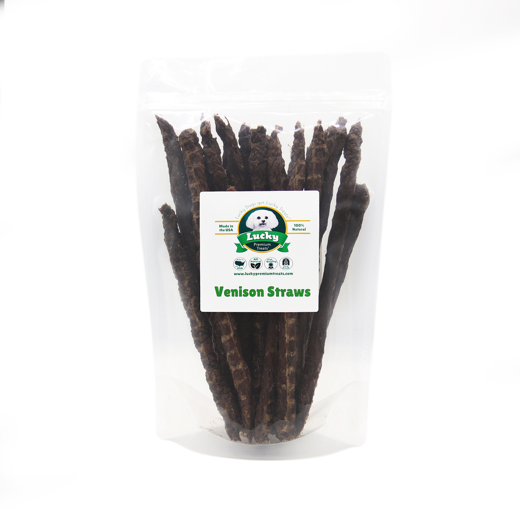 Venison Straws, product - Lucky Premium Treats