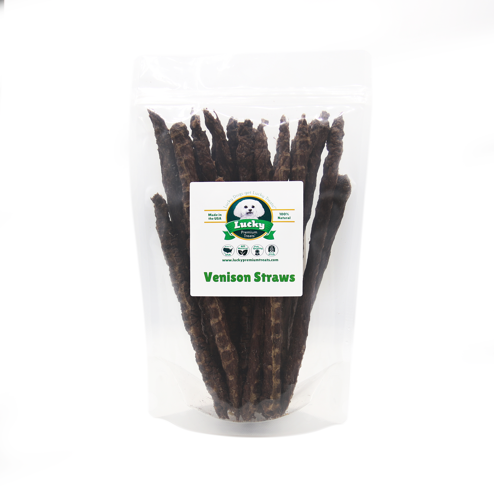 Venison Straws, product - Lucky Premium Treats