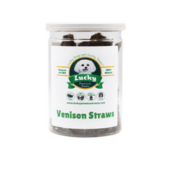 Venison Straws, product - Lucky Premium Treats