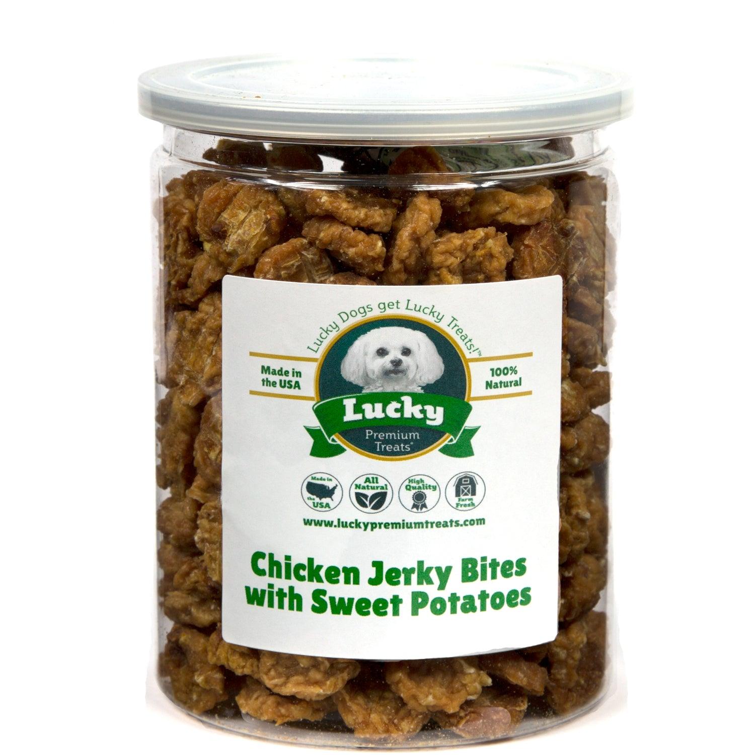 Chicken Jerky Bites Lucky Premium Treats